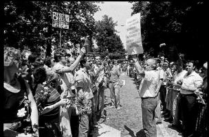 Demonstracije v podporo zaprti četverici, Ljubljana, julij 1988 Demonstracije v podporo zaprti četverici, Ljubljana, julij 1988