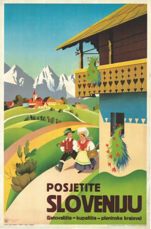 Rudi Gorjup, Posjetite Sloveniju, 1938 Rudi Gorjup, Posjetite Sloveniju, 1938