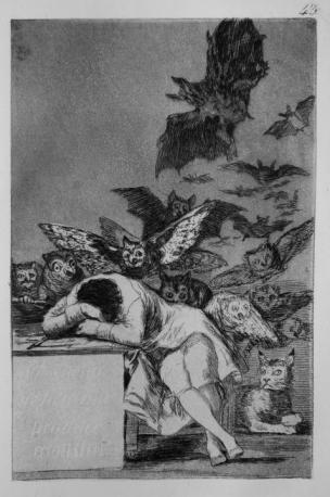 Spanje razuma proizvaja pošasti, 1797