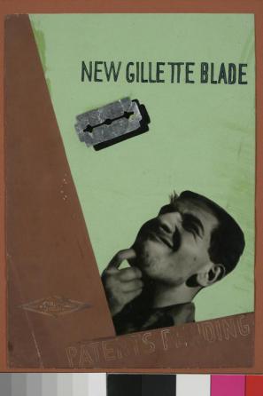 New Gillette Blade Patents Pending, plakat, 1930