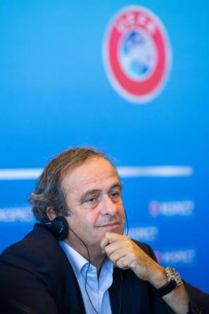 Michel Platini, predsednik Evropske nogometne zveze UEFA 