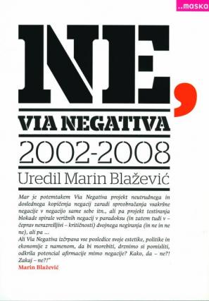 Naslovnica knjige NE, Via Negativa 2002-2008