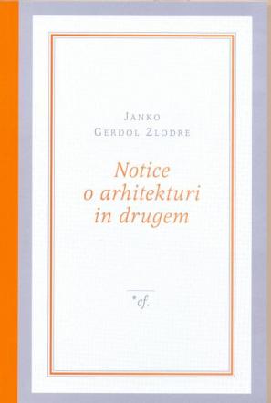 Naslovnica knjige Notice o arhitekturi in drugem