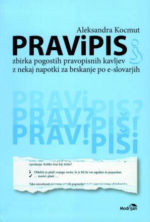 Naslovnica priročnika Pravipis